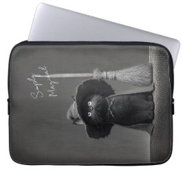 Capa Para Notebook Bruxa de Gato Simplesmente Mágica