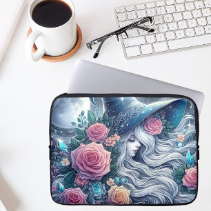 Capa Para Notebook Bruxa Rosa Celestial Paisagem dos Sonhos