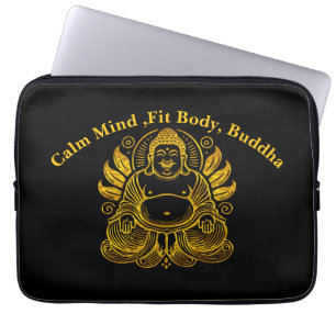 Capa Para Notebook Buda Dourado Pacífico