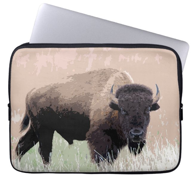 Capa Para Notebook Buffalo / Bison (Frente)