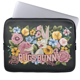 Capa Para Notebook BUGS BUNNY™ Bordado Floral Gráfico