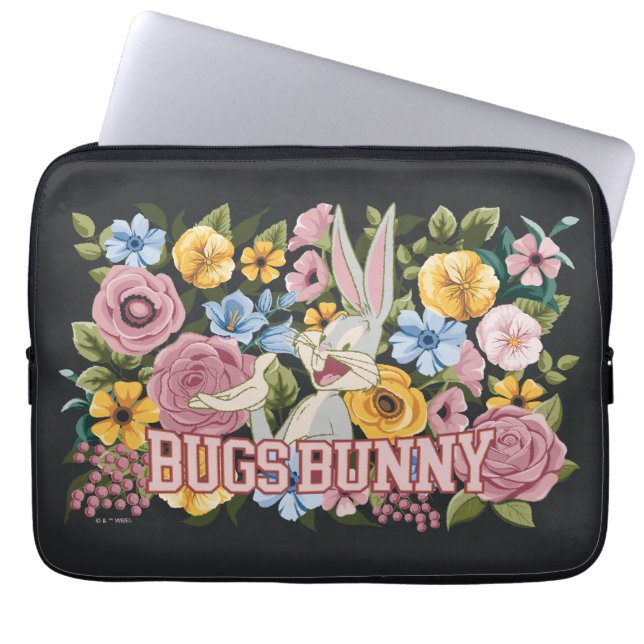Capa Para Notebook BUGS BUNNY™ Floral Embroidery Graphic (Frente)