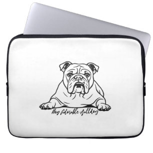 Capa Para Notebook Bulldog Adorável