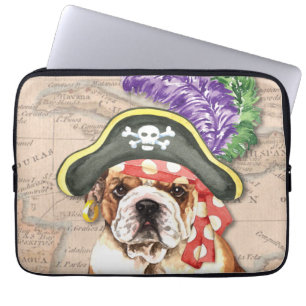 Capa Para Notebook Bulldog Pirate