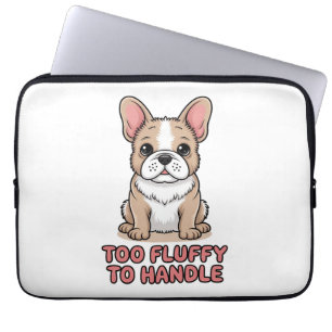 Capa Para Notebook Bulldogue Francês Fofinho Demais para Aguentar