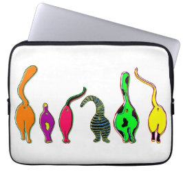 Capa Para Notebook Bumbuns Coloridos de Gatos