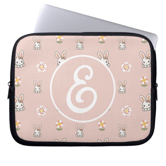 Capa Para Notebook Bunny Bloom Delight (Frente)