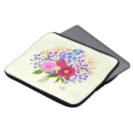 Capa Para Notebook Buquê de flores