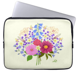 Capa Para Notebook Buquê de flores