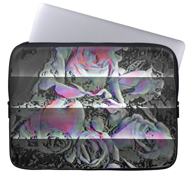 Capa Para Notebook Buquê Techno (Frente)