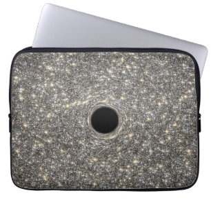 Capa Para Notebook Buraco Negro Supermassivo No Meio De Uma Galáxia.