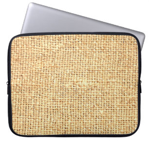 Capa Para Notebook Burlap Coffee Bag Material