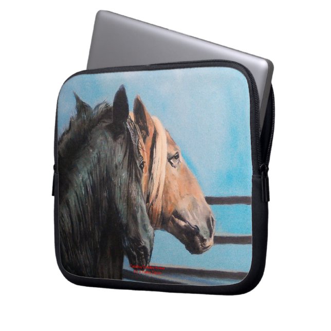 Capa Para Notebook Caballos/Cabalos/Cavalos (Frente Esquerda)