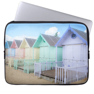 Capa Para Notebook Cabanas da praia da ilha de Mersea