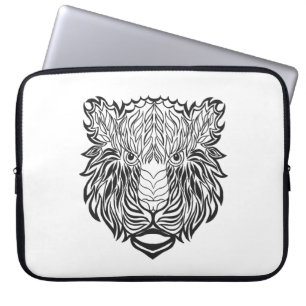 Capa Para Notebook Cabeça do tigre do estilo