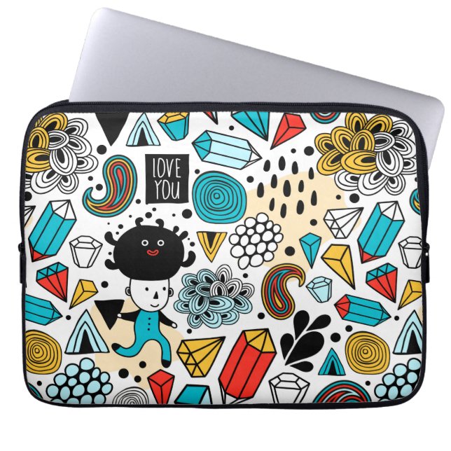 Capa Para Notebook Cabeça louca (Frente)