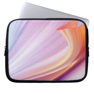 Capa Para Notebook Cabelo Sedoso de Felicidade Floral Lavanda
