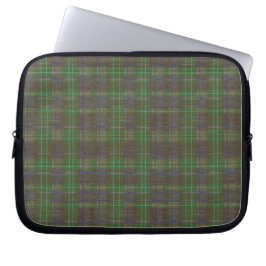 Capa Para Notebook Cabin Forest Green Tartan