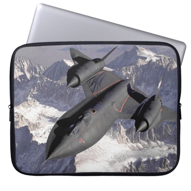 Capa Para Notebook Caça a jato supersônico (Frente)