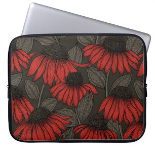 Capa Para Notebook Caçadores vermelhos em castanho