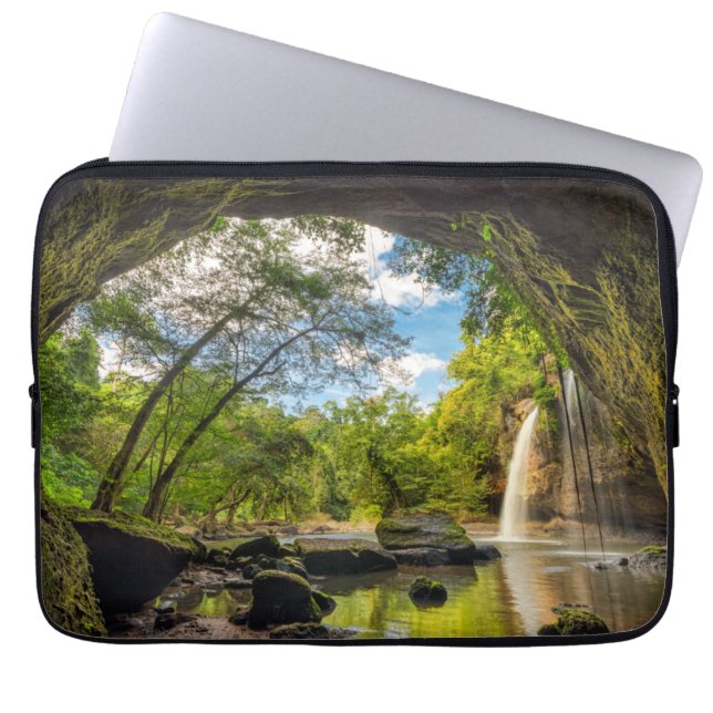 Capa Para Notebook Cachoeira de Haew Suwat (Frente)