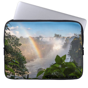 Capa Para Notebook Cachoeiras de Iguazú com arco-íris, Argentina