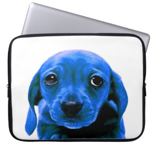 Capa Para Notebook Cachorro Azul Cachorro Personaliza TI