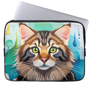 Capa Para Notebook Cachorro bonito fecha