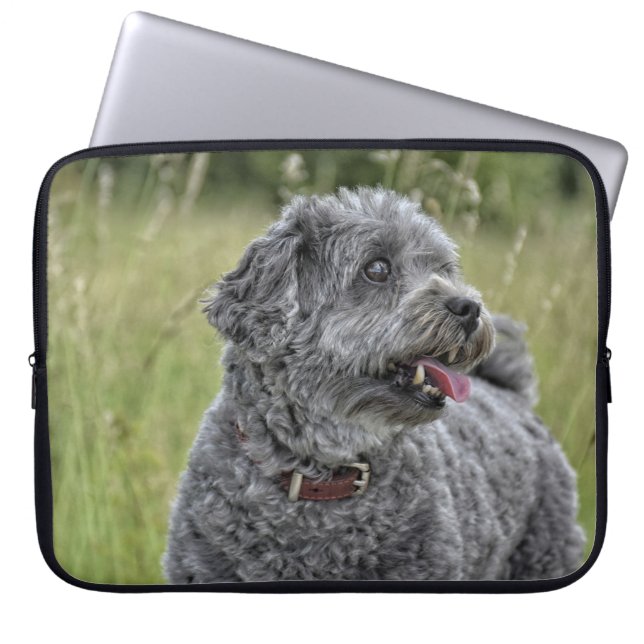 Capa Para Notebook Cachorro Cortado Terrier (Frente)