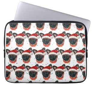 Capa Para Notebook Cachorro da Raça Griffon de Bruxelas Natal