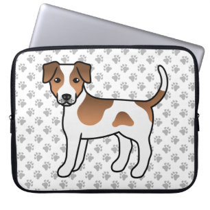 Capa Para Notebook Cachorro De Cachorro Castanho E Branco Dinamarquês
