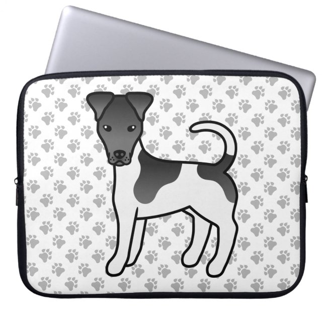Capa Para Notebook Cachorro de desenho animado Smooth Fox Terrier pre (Frente)