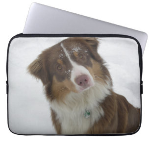Capa Para Notebook Cachorro de Neve