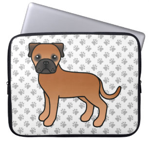 Capa Para Notebook Cachorro e patas de desenho