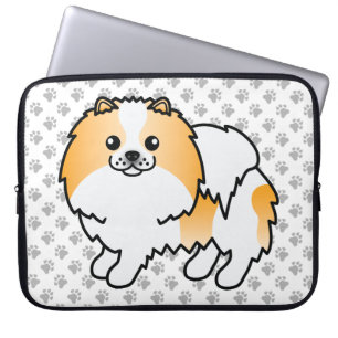 Capa Para Notebook Cachorro e patas pintor-de-laranja