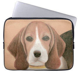 Capa Para Notebook Cachorro inteligente. Pastel