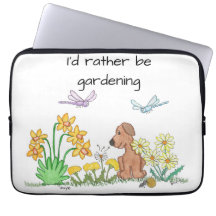 Cachorro no Jardim de Flores