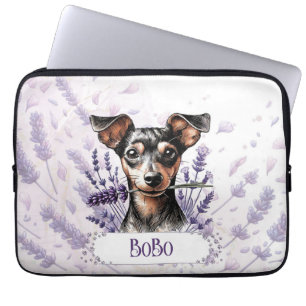 Capa Para Notebook Cachorro Personalizado – Min Pin