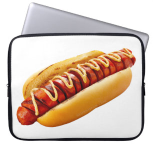 Capa Para Notebook Cachorro-quente do SlipperyJoe's com vibe de churr