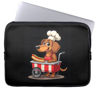 Capa Para Notebook Cachorro Salsicha Sanduíche Cachorro Quente Dachsh