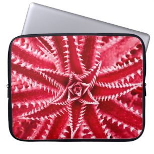 Capa Para Notebook cacto espinho,padrão natural,fundo abstrato vermel
