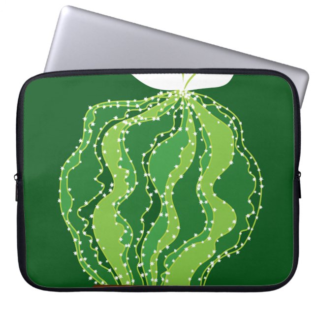 Capa Para Notebook Cacto verde: motif abstrato natural. (Frente)
