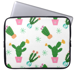 Capa Para Notebook Cactus, sem costura, padrão de vindima, orname rep