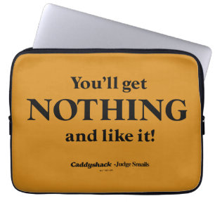 Capa Para Notebook Caddyshack   Você não vai conseguir nada e gostar!