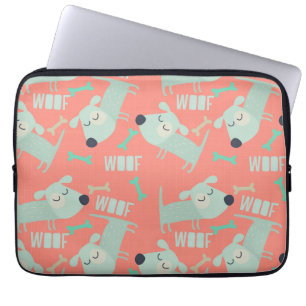 Capa Para Notebook Cães e Ossos