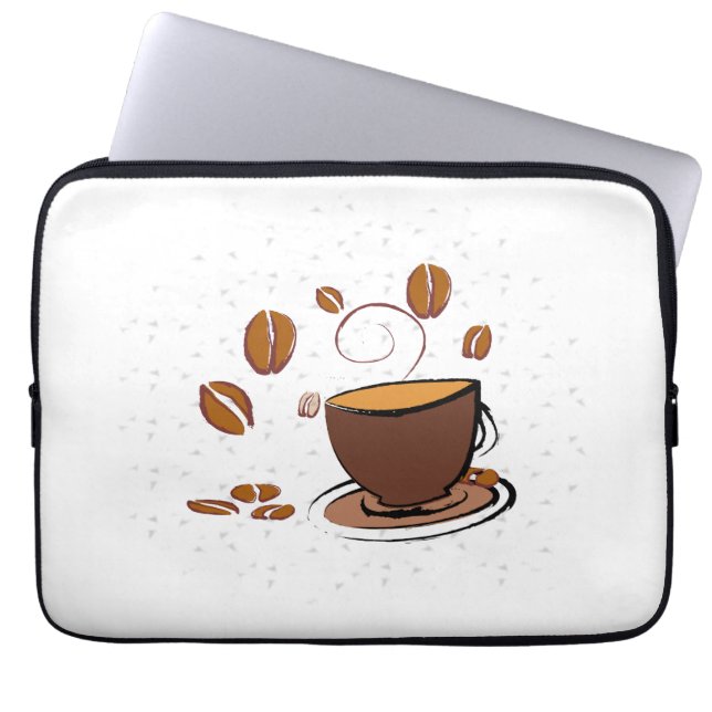 Capa Para Notebook Café Amor (Frente)