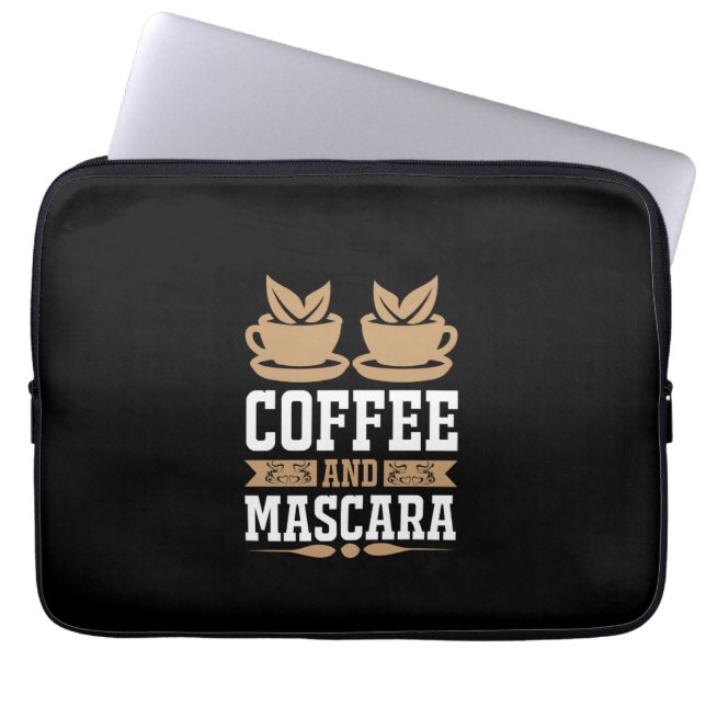 Capa Para Notebook Café De Arte E Rímel (Frente)
