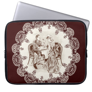 Capa Para Notebook café e amor