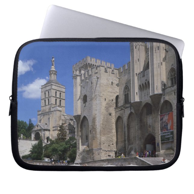 Capa Para Notebook Café, Le Palais des Papes, Avignon, Vaucluse, (Frente)