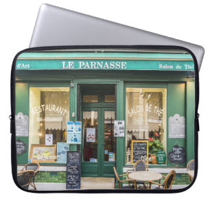Capa Para Notebook Cafés franceses: Versalhes é uma cena acolhedora.